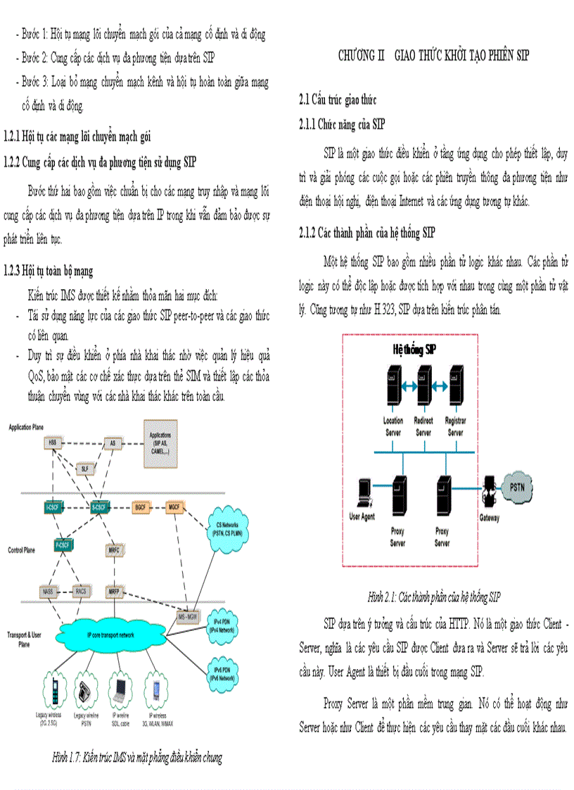 image for page Ứng dụng SIP trong quá trình hội tụ mạng cố định và di động