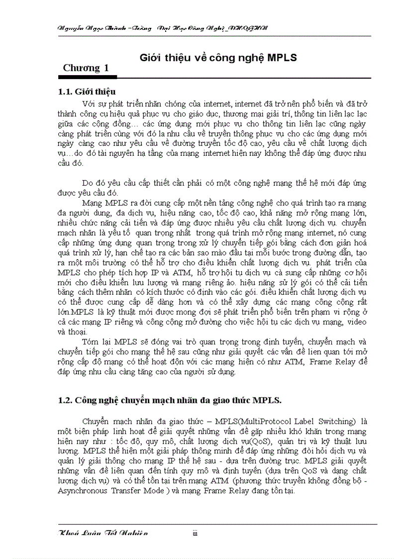 image for page Công nghệ chuyển mạch nhãn đa giao thức MPLS