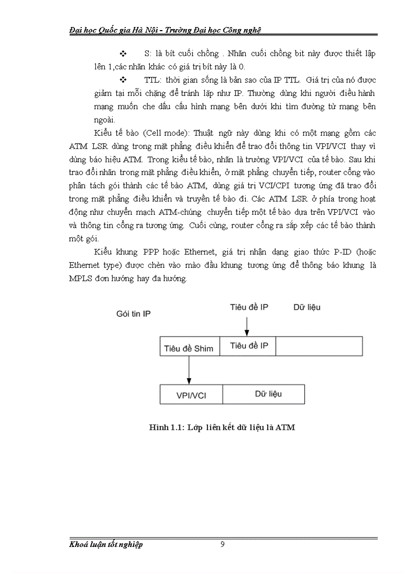 image for page Tìm hiểu khả năng ứng dụng công nghệ chuyển mạch đa giao thức nhãn MPLS trên mạng đường trục Việt Nam