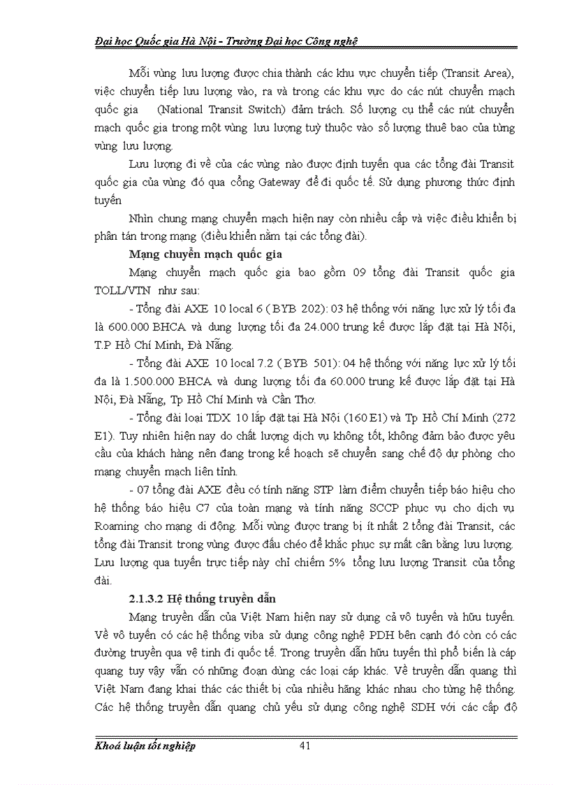 image for page Tìm hiểu khả năng ứng dụng công nghệ chuyển mạch đa giao thức nhãn MPLS trên mạng đường trục Việt Nam