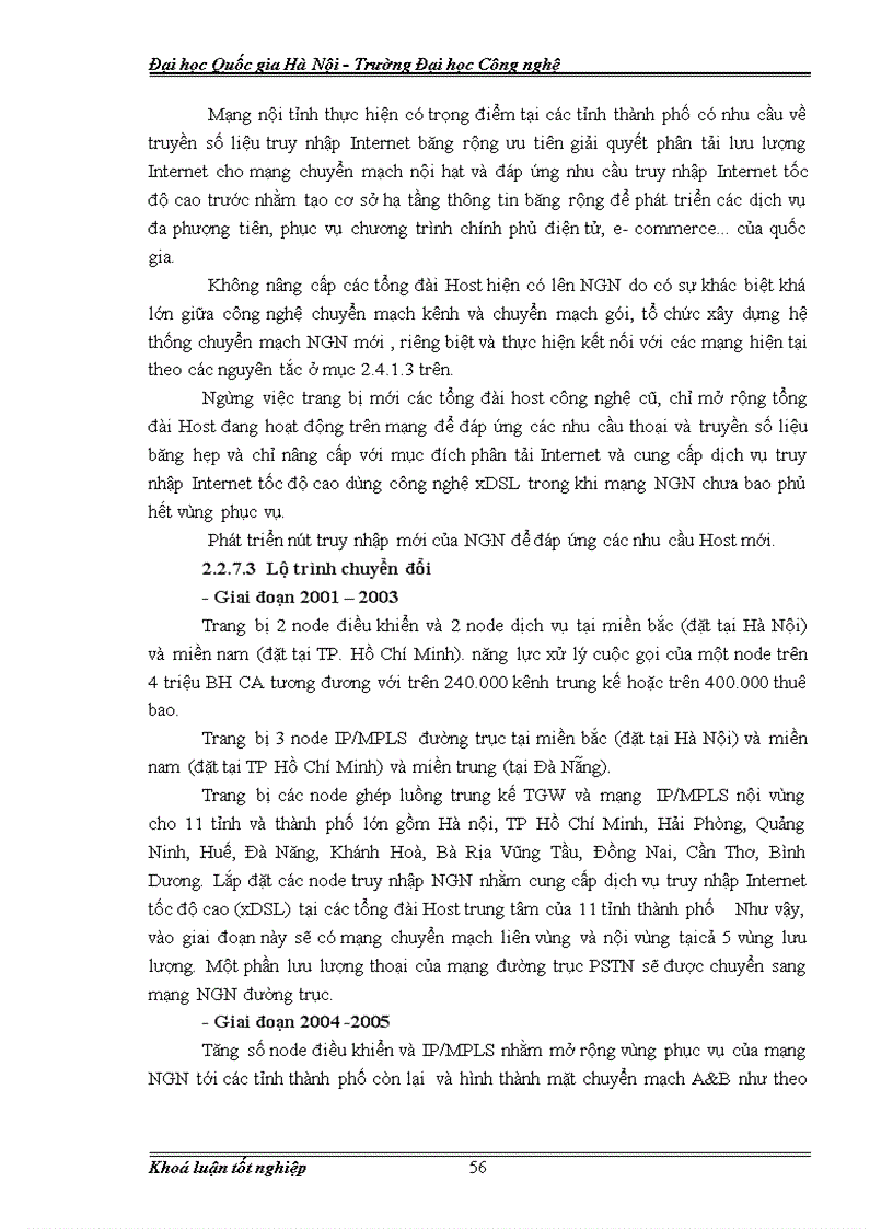 image for page Tìm hiểu khả năng ứng dụng công nghệ chuyển mạch đa giao thức nhãn MPLS trên mạng đường trục Việt Nam