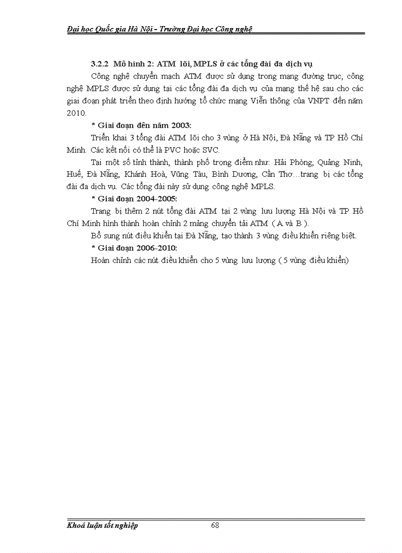 image for page Tìm hiểu khả năng ứng dụng công nghệ chuyển mạch đa giao thức nhãn MPLS trên mạng đường trục Việt Nam