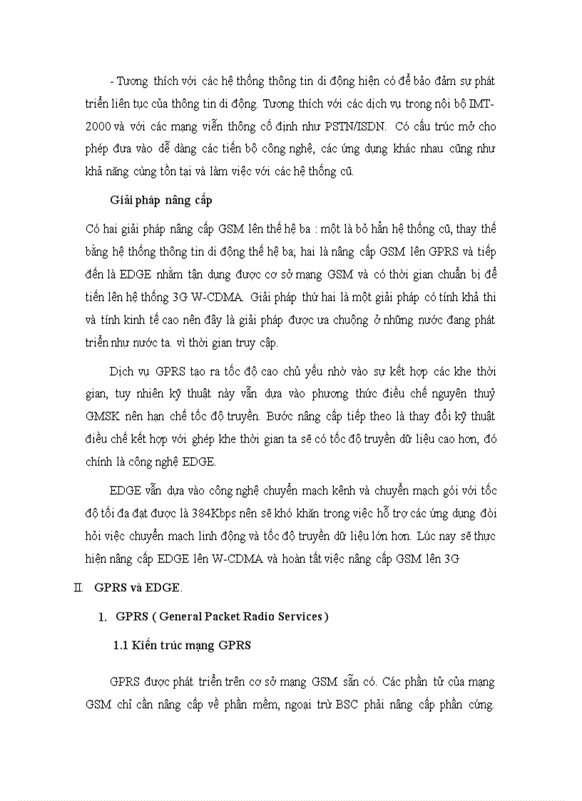 Tổng quan về hệ thống 2G và 3G