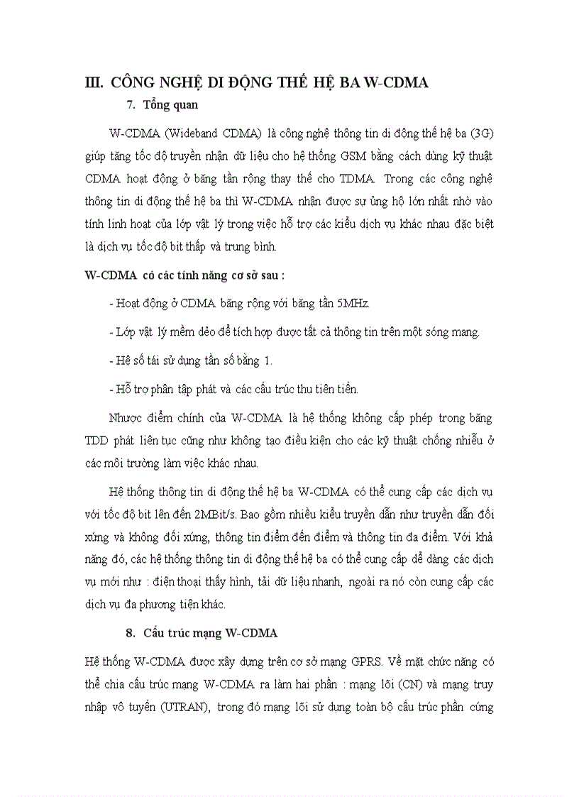 image for page Tổng quan về hệ thống 2G và 3G