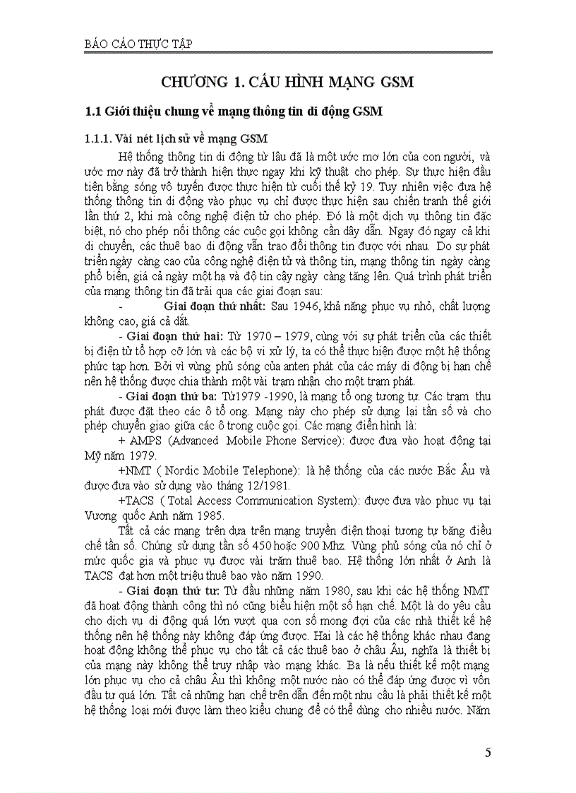 Mạng thông tin di động GSM