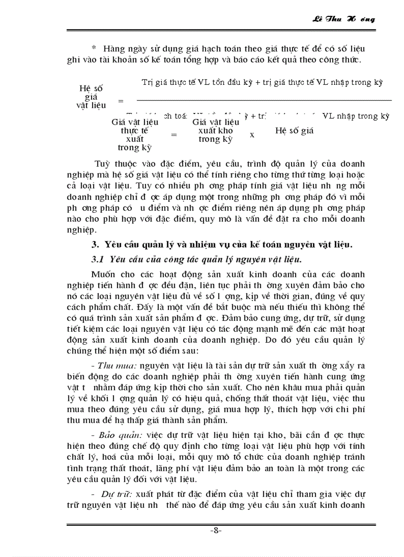 image for page Tổ chức công tác kế toán nguyên vật liệu tại công ty Dệt May Hà Nội