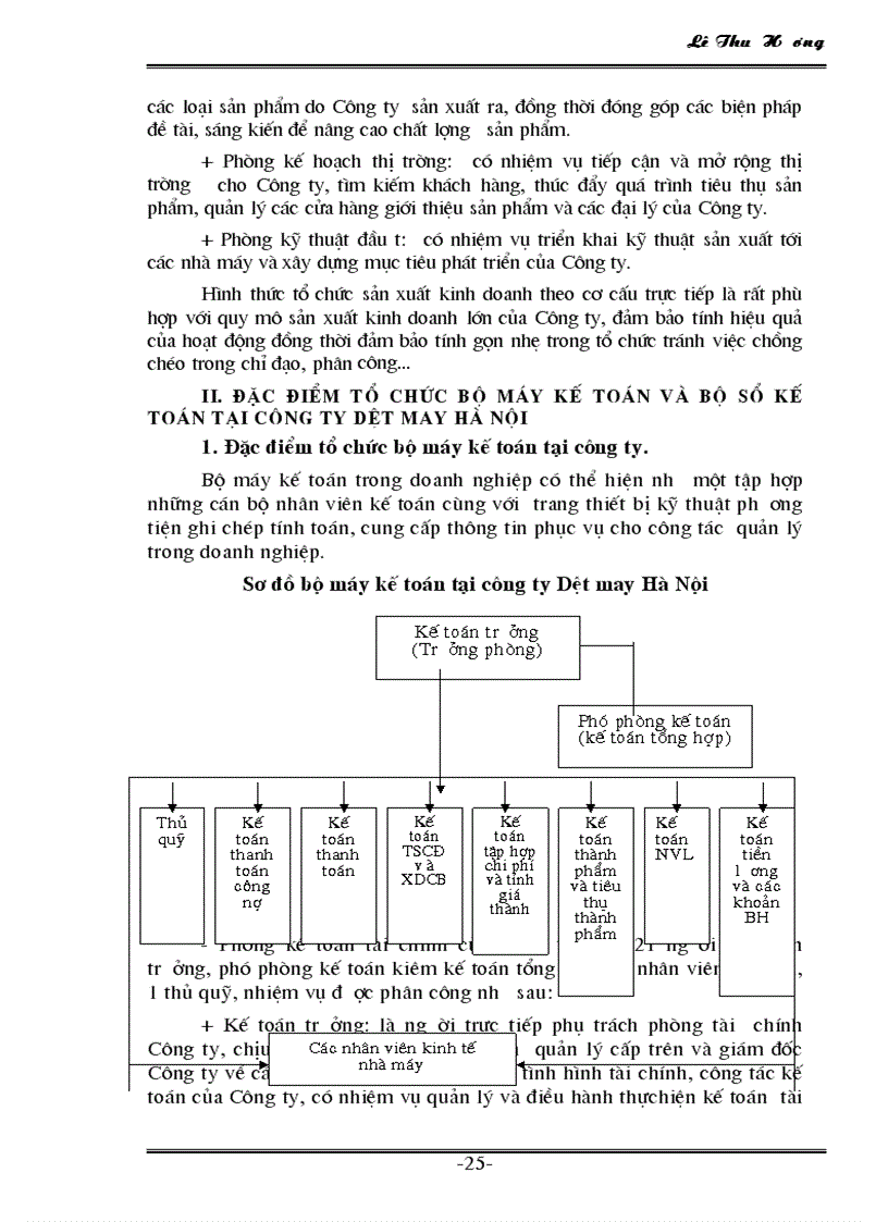image for page Tổ chức công tác kế toán nguyên vật liệu tại công ty Dệt May Hà Nội