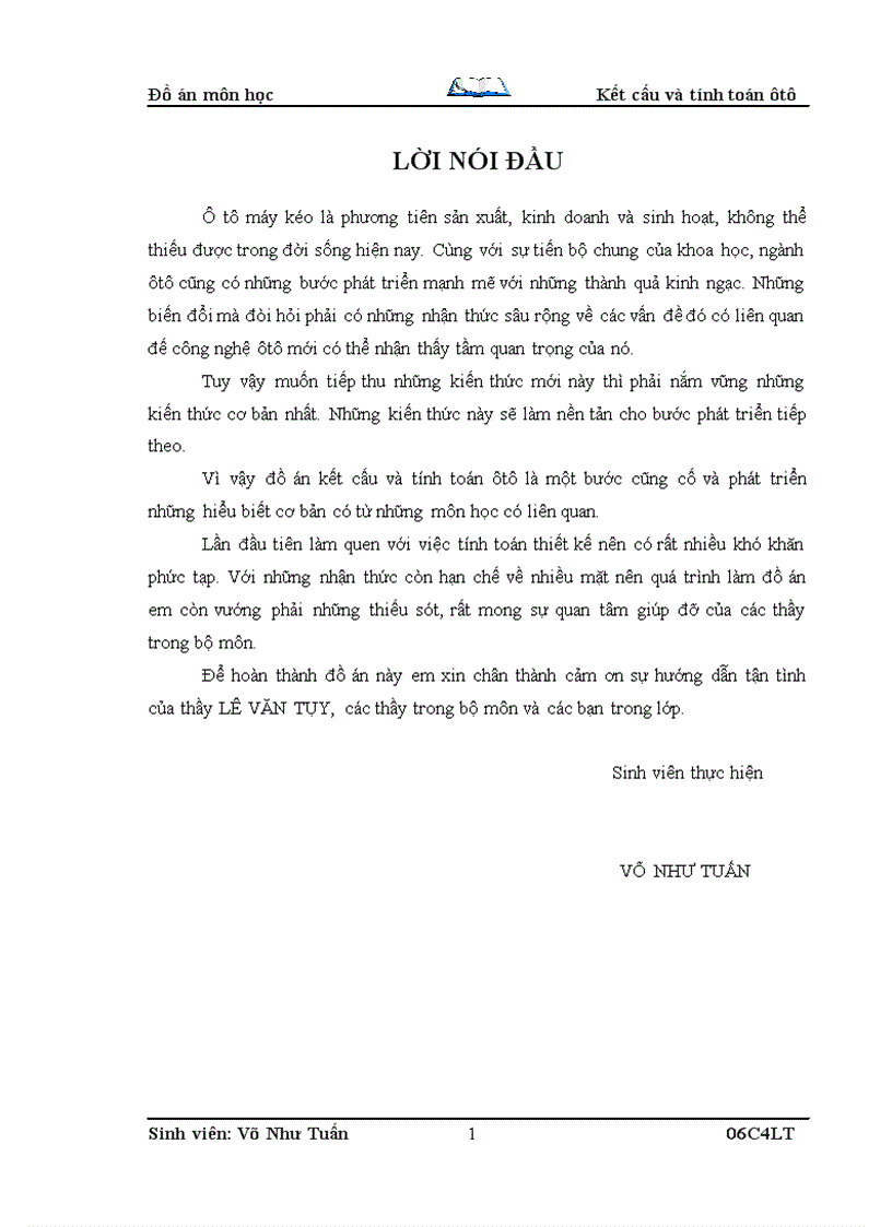 image for page Kết cấu và tính toán ôtô