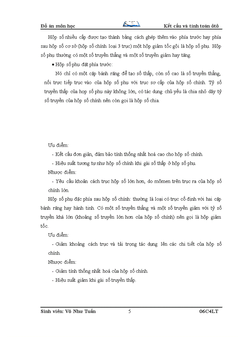 image for page Kết cấu và tính toán ôtô