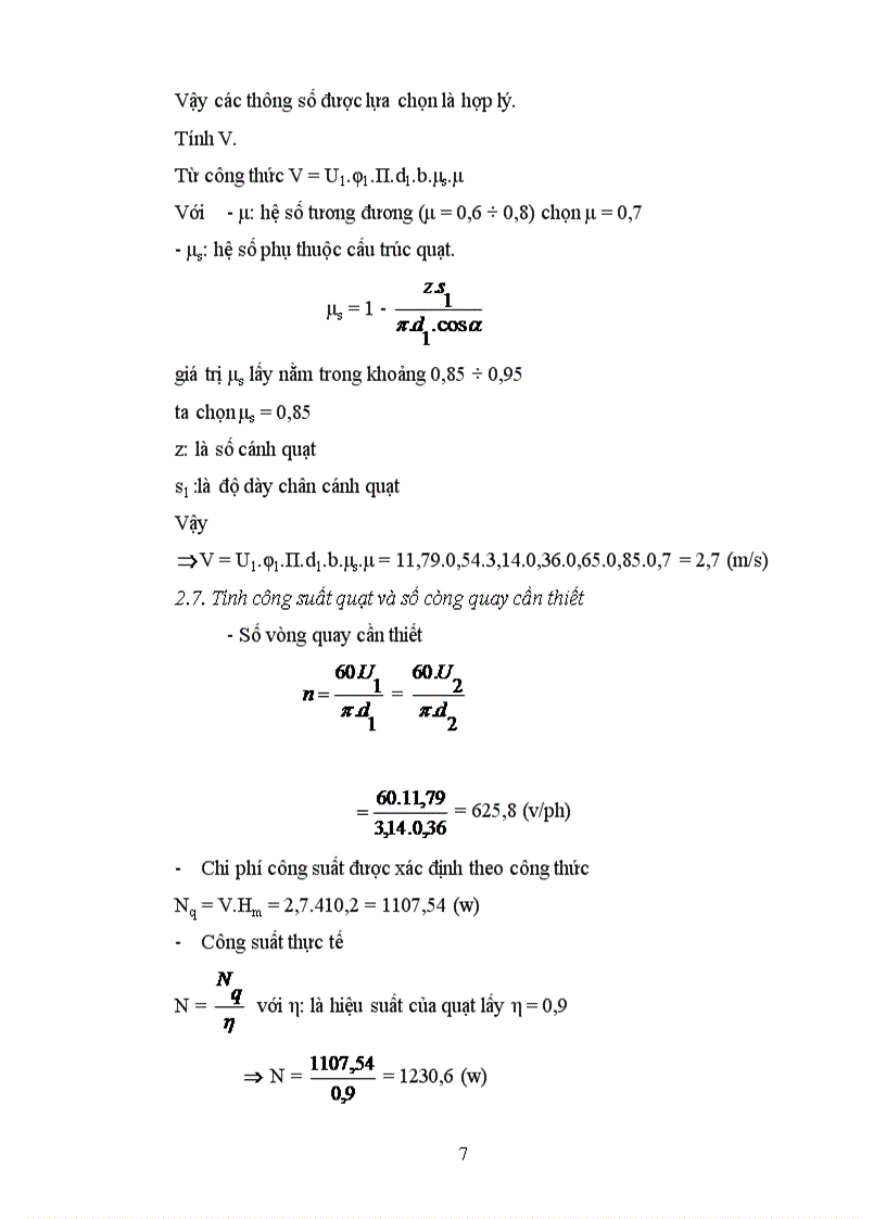 image for page Tính toán thiết kế quạt ly tâm