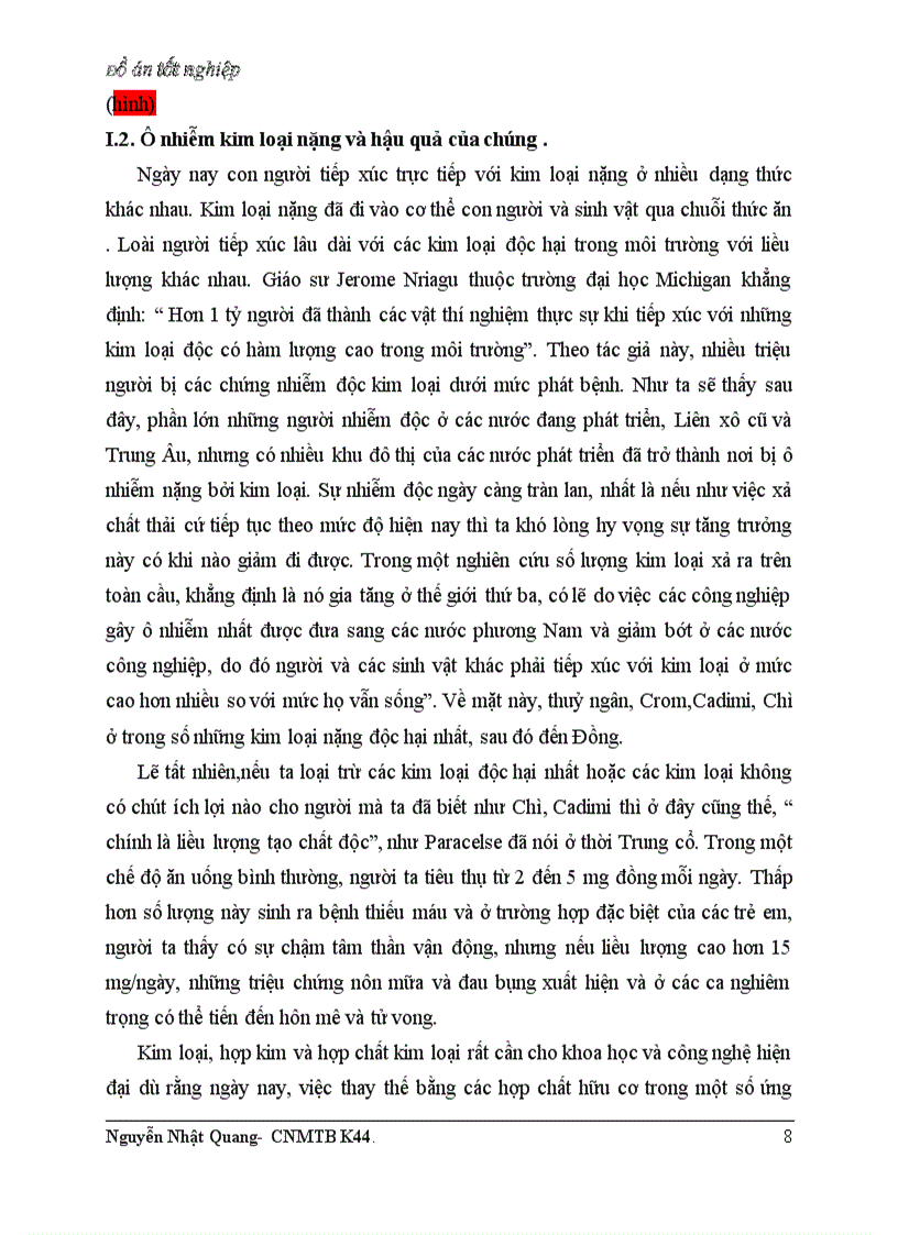 image for page Phương pháp xử lý kim loại nặng trong nước