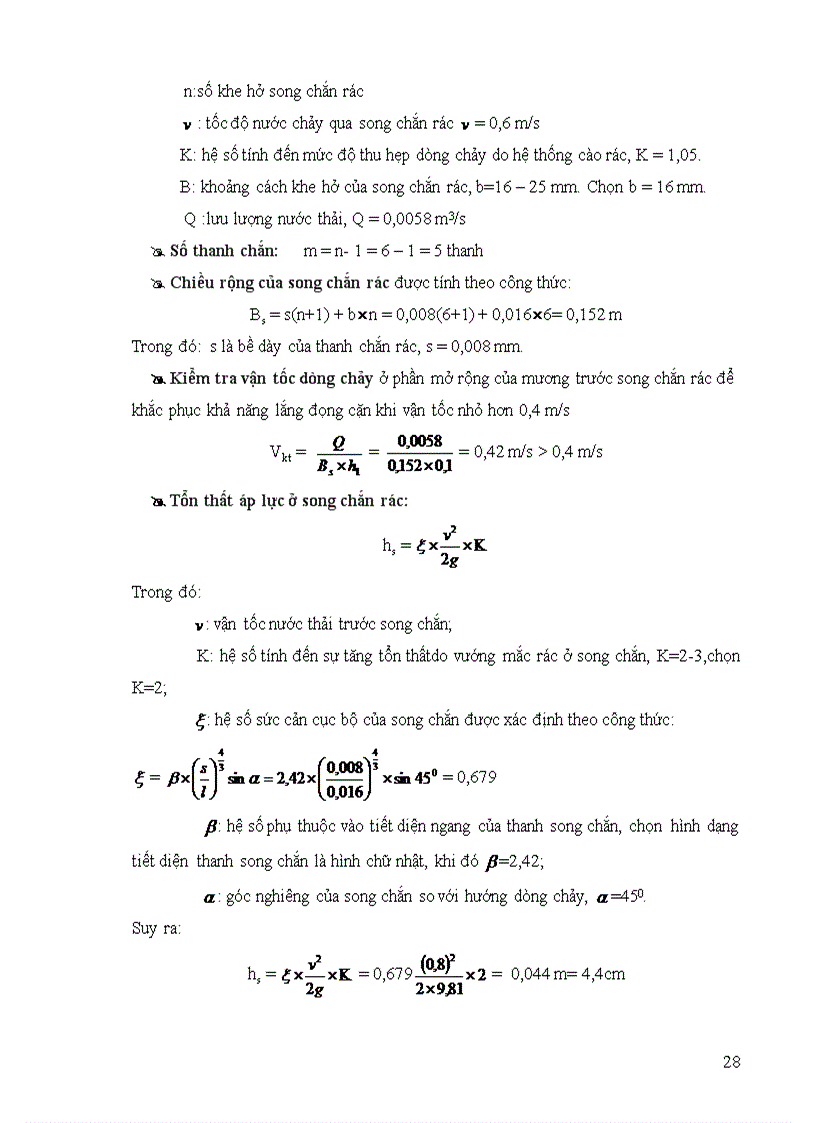 image for page Thiết kế hệ thống xử lý nước thải bệnh viện đạt tiêu chuẩn Việt Nam loại A để thải vào nguồn tiếp nhận với công suất 500m3ngđ