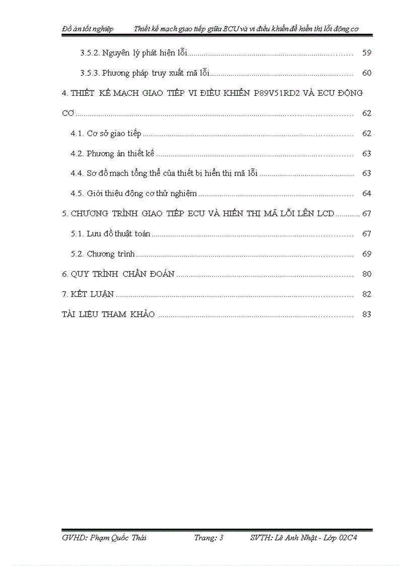 image for page Thiết kế mạch giao tiếp giữa ECU và vi điều khiển để hiển thị lỗi động cơ