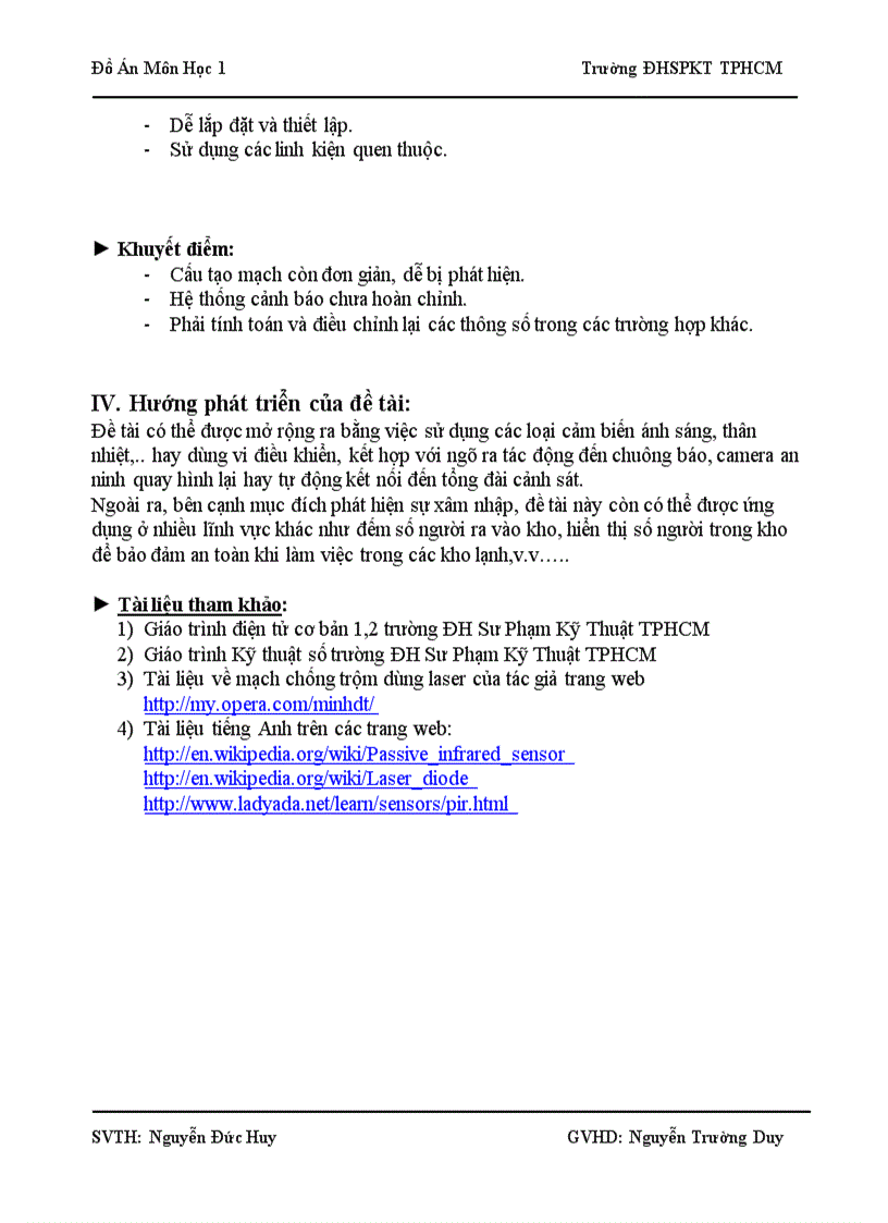 image for page Thiết kế và thi công hệ thống chống trộm dùng tia Laser