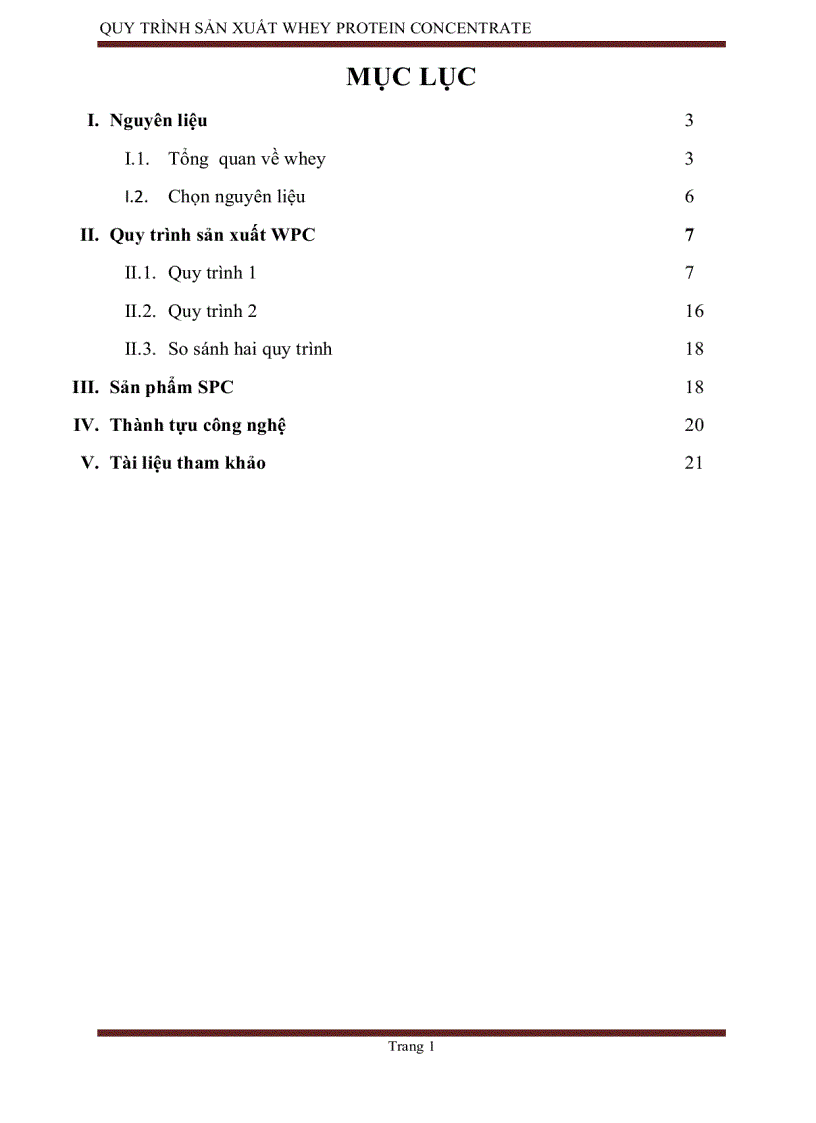 image for page Công nghệ sản xuất WHEY PROTEIN CONCENTRATE