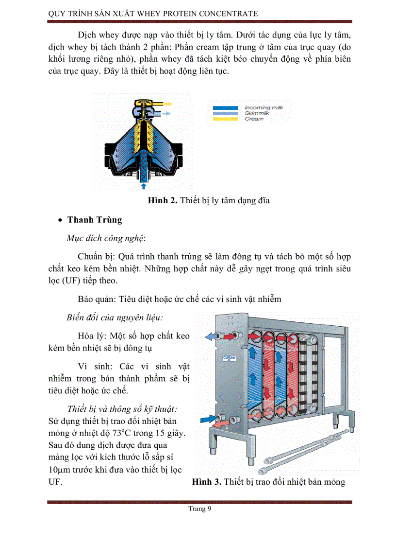 image for page Công nghệ sản xuất WHEY PROTEIN CONCENTRATE