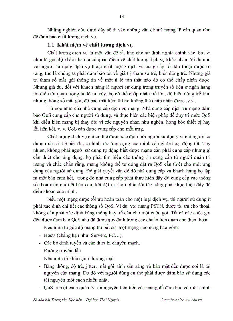 image for page Các kỹ thuật đảm bảo chất lượng dịch vụ trong mạng ip