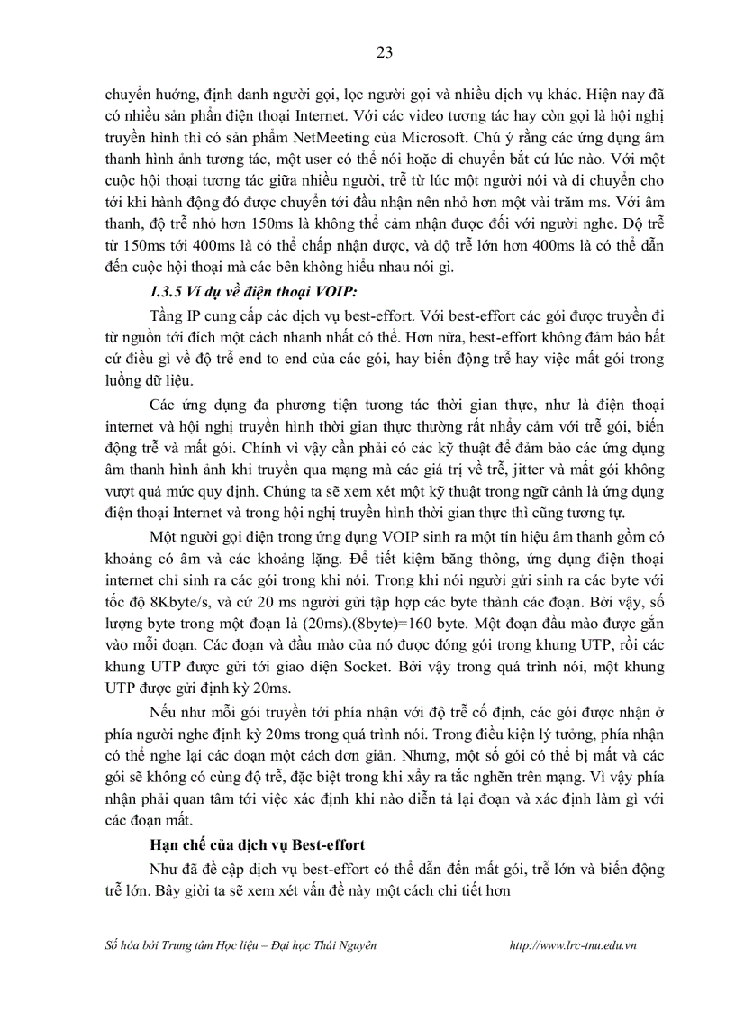 image for page Các kỹ thuật đảm bảo chất lượng dịch vụ trong mạng ip