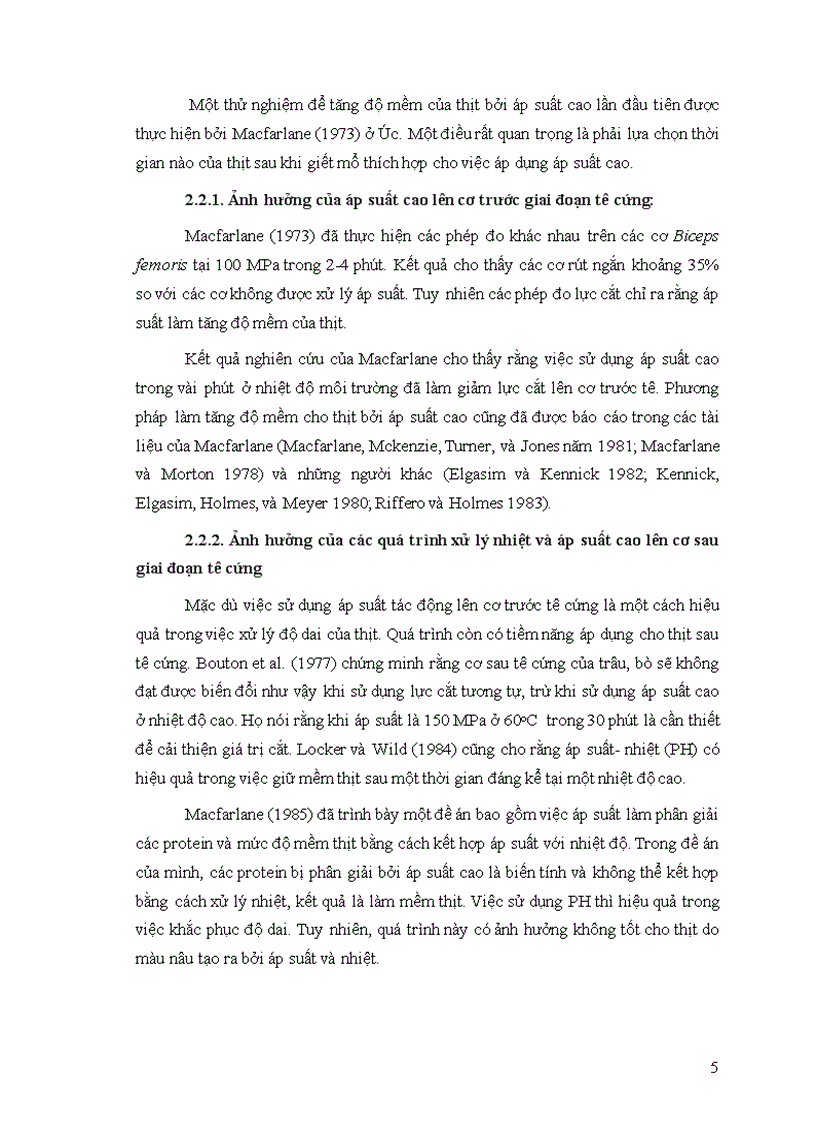 image for page Ứng dụng áp suất cao trong công nghệ chế biến thịt