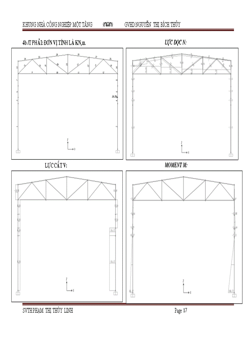 image for page Đồ án thép Kết cấu thép nhà công nghiệp một tầng kèm file CAD