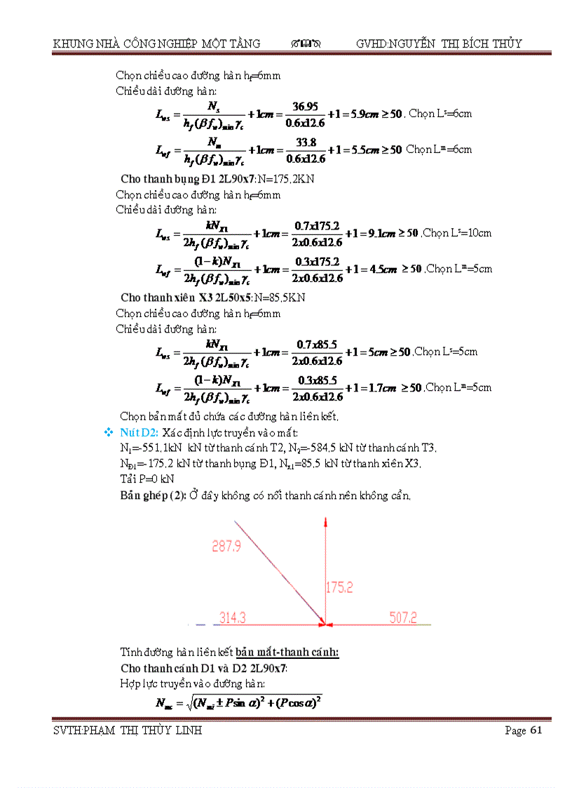 image for page Đồ án thép Kết cấu thép nhà công nghiệp một tầng kèm file CAD