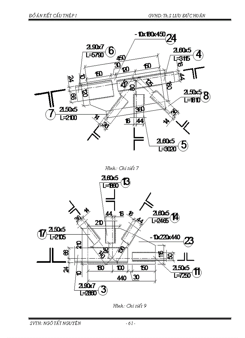 image for page Đồ án thép Thiết kế kế cấu thép theo số liệu đã cho kèm bản CAD