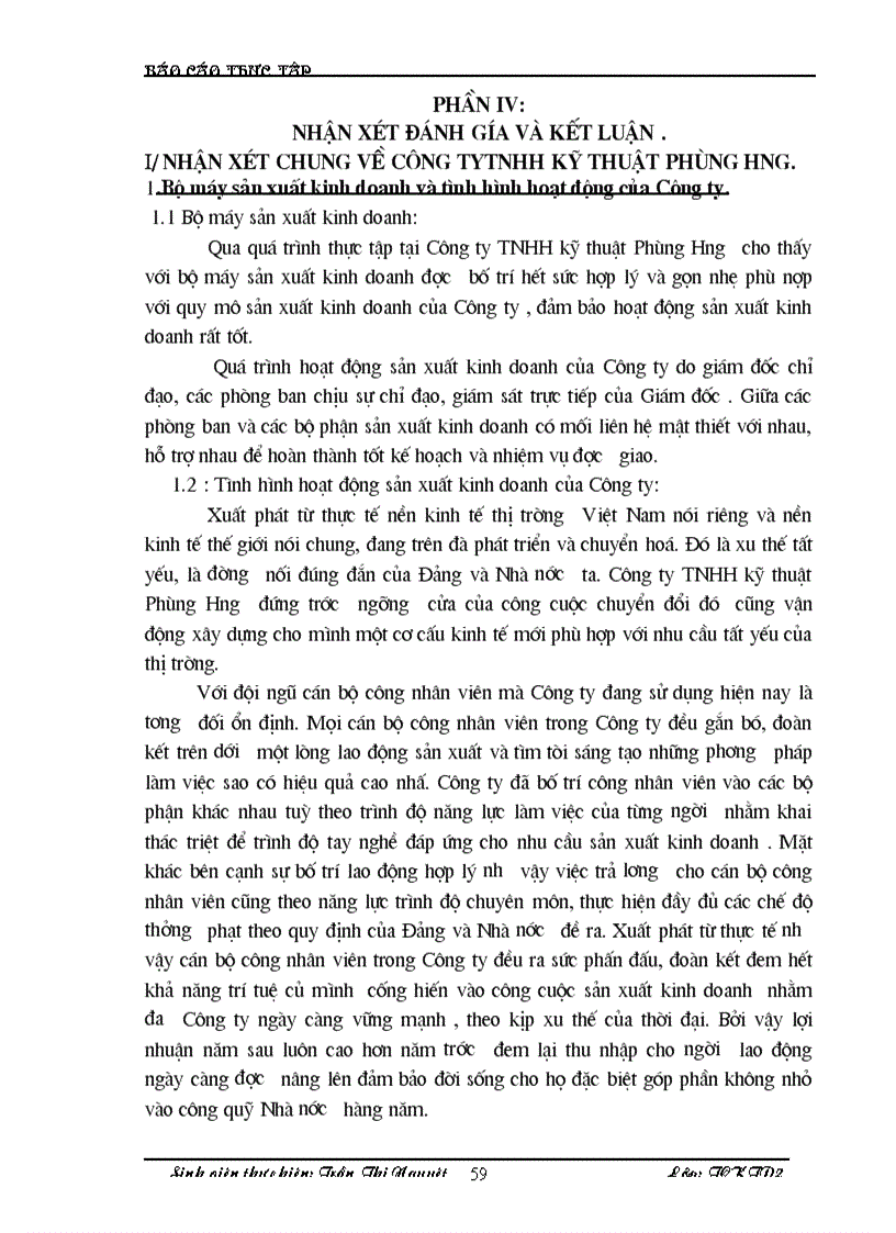 image for page Hạch toán vật liệu công cụ dụng cụ của doanh nghiệp sản xuất ở Công ty TNHH kỹ thuật Phùng Hưng