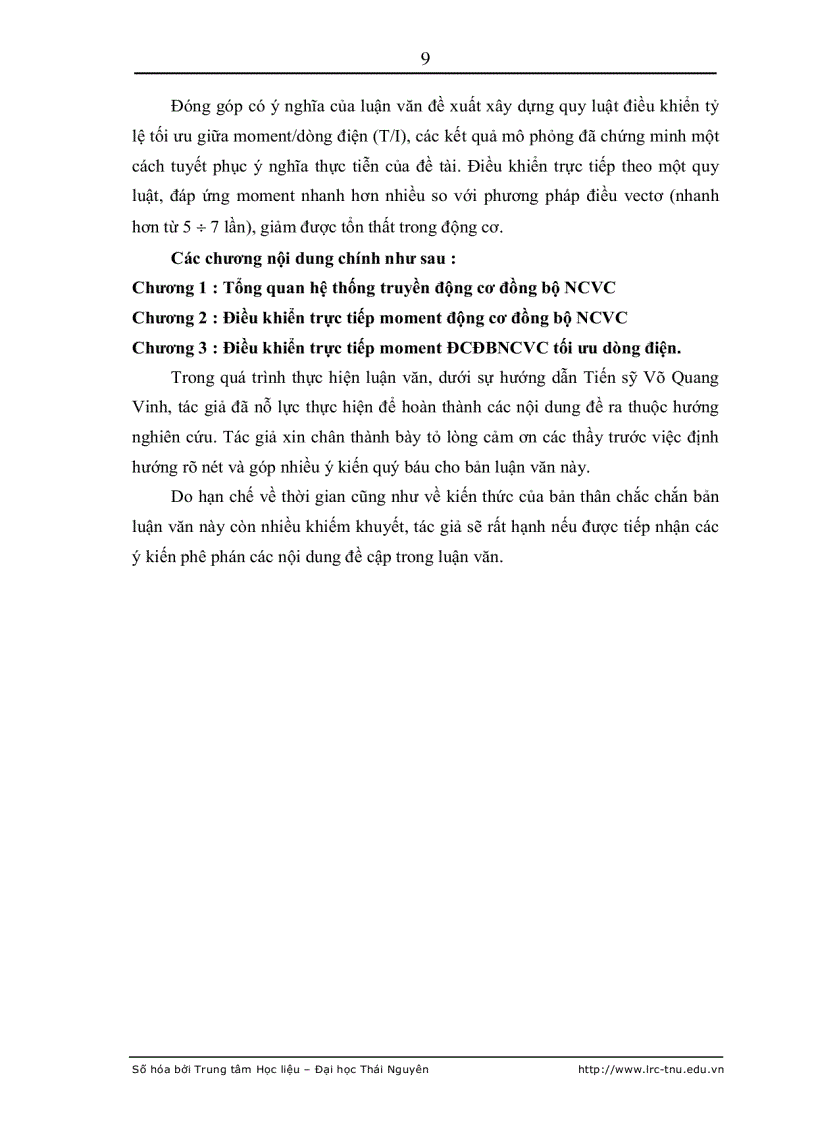 image for page Nâng cao chất lượng hệ điều khiển chuyển động sử dụng động cơ điện xoay chiều