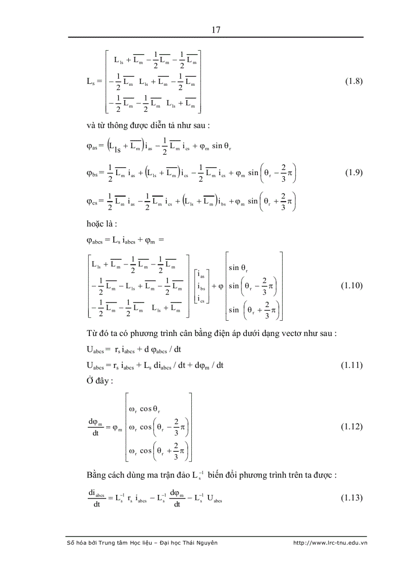 image for page Nâng cao chất lượng hệ điều khiển chuyển động sử dụng động cơ điện xoay chiều