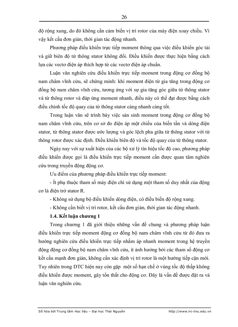 image for page Nâng cao chất lượng hệ điều khiển chuyển động sử dụng động cơ điện xoay chiều