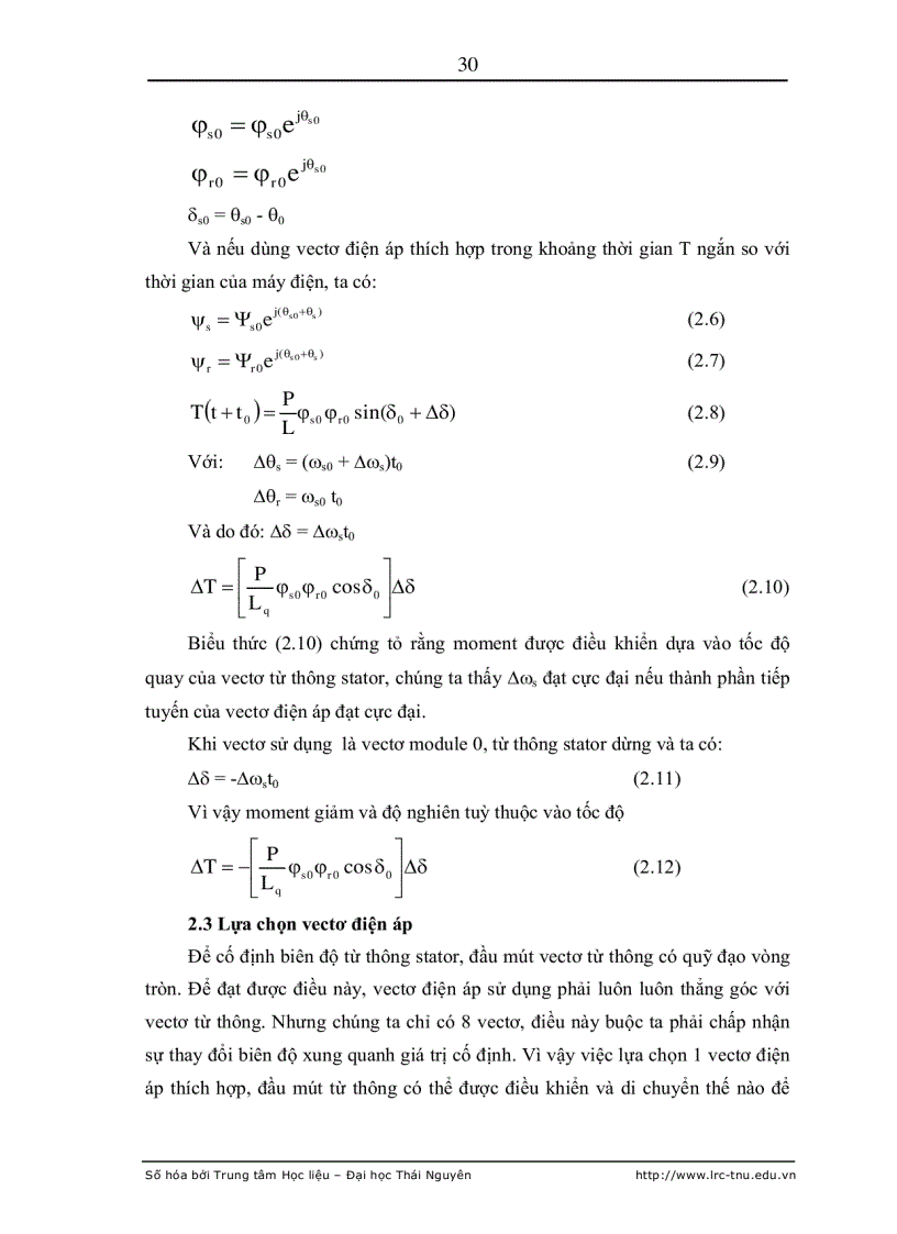 image for page Nâng cao chất lượng hệ điều khiển chuyển động sử dụng động cơ điện xoay chiều