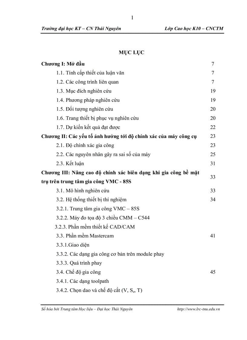 image for page Nâng cao độ chính xác biên dạng bề mặt trụ khi phay trên trung tâm gia công vmc 85s