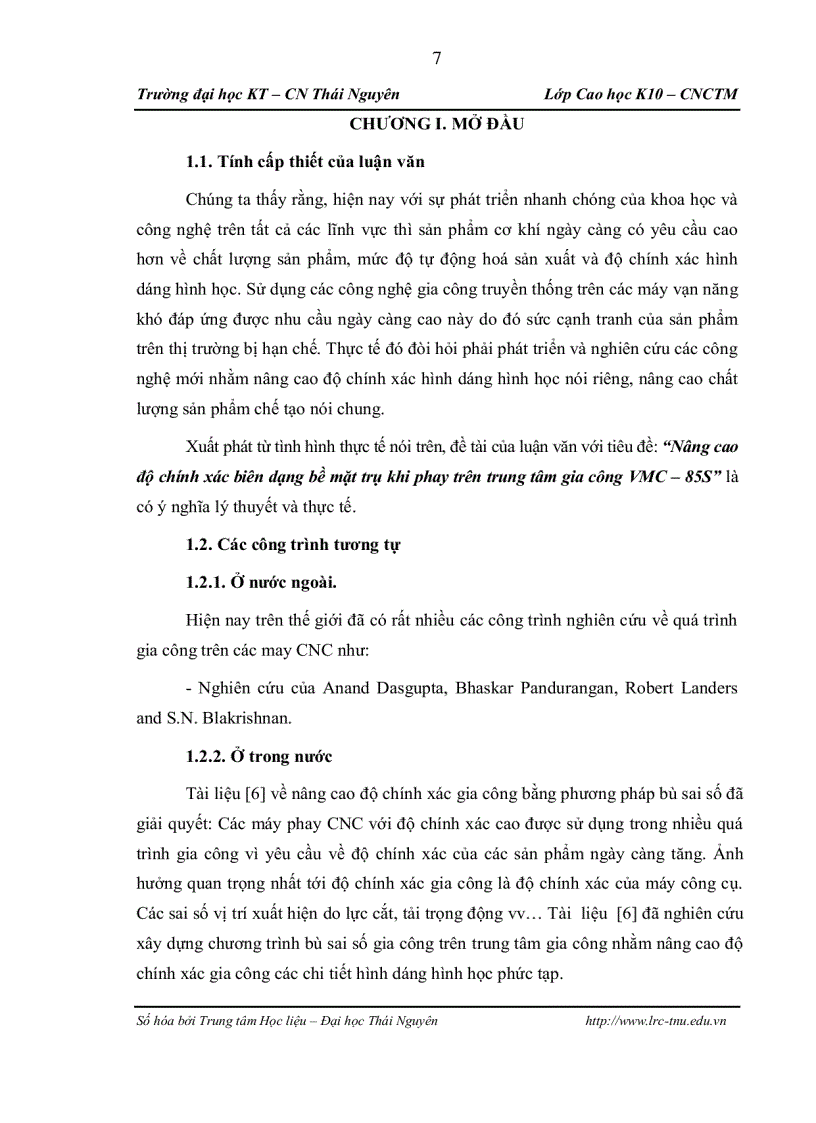 image for page Nâng cao độ chính xác biên dạng bề mặt trụ khi phay trên trung tâm gia công vmc 85s
