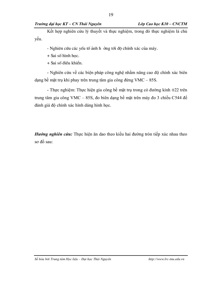 image for page Nâng cao độ chính xác biên dạng bề mặt trụ khi phay trên trung tâm gia công vmc 85s