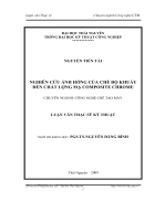 Nghiên cứu ảnh hưởng của chế độ khuấy đến chất lượng mạ composite chrome