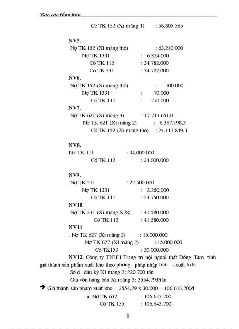 image for page THỰC HÀNH NGHIỆP VỤ KẾ TOÁN tại Công ty TNHH Trang trí nội ngoại thất Đồng Tâm