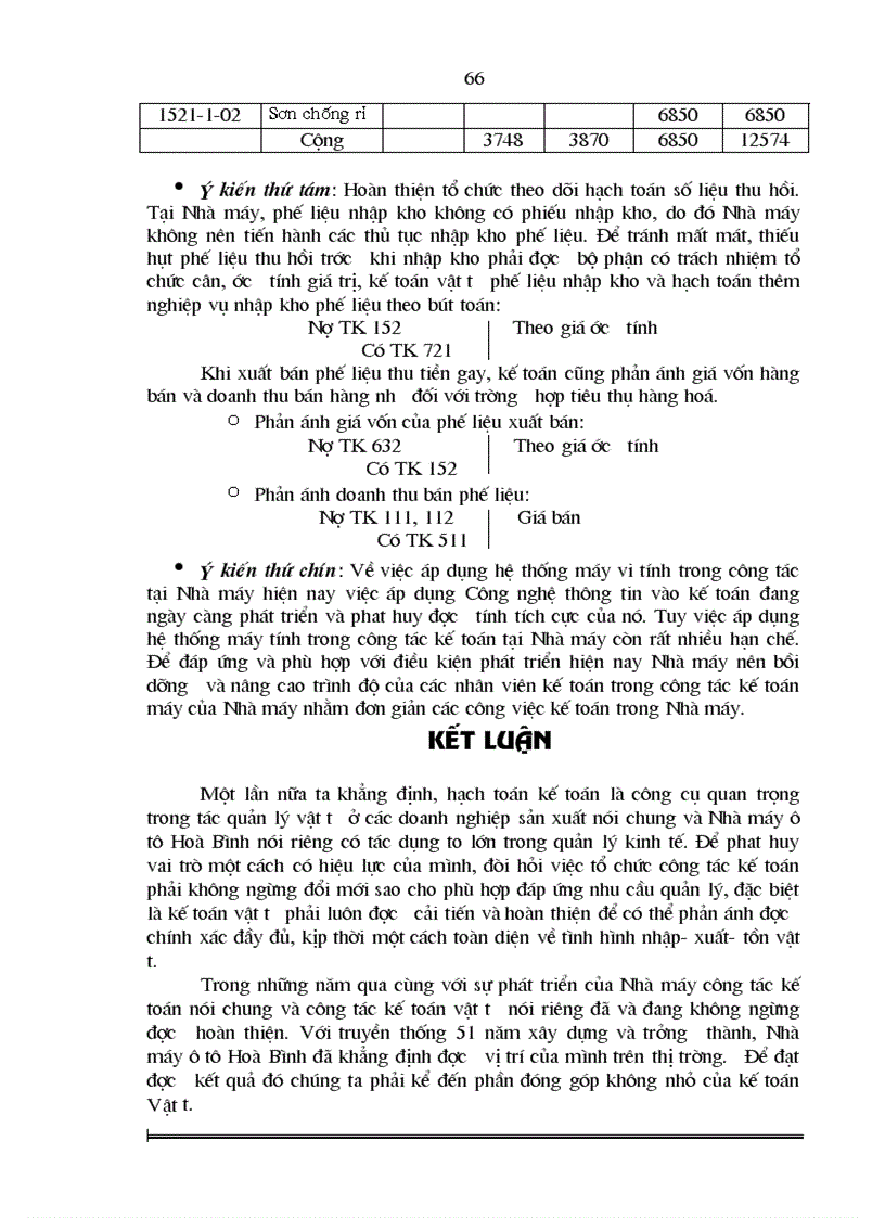 image for page Hoàn thiện công tác kế toán nguyên vật liệu và công cụ dụng cụ tại Nhà máy ô tô Hòa Bình