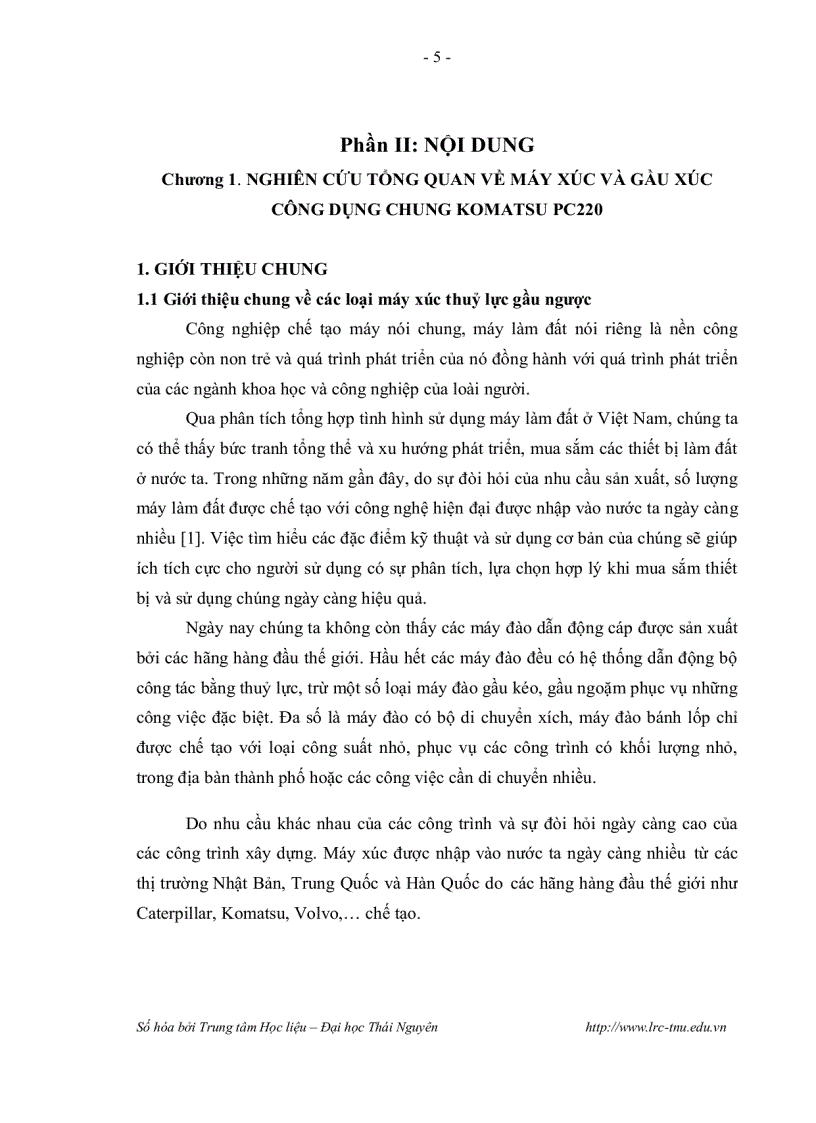 image for page Nghiên cứu chế tạo phục hồi gầu công dụng chung của máy xúc komatsu pc220
