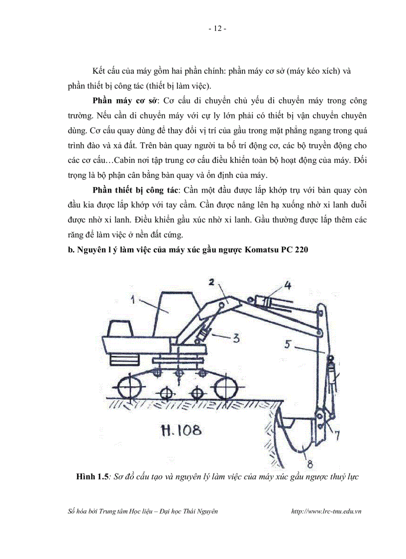 image for page Nghiên cứu chế tạo phục hồi gầu công dụng chung của máy xúc komatsu pc220