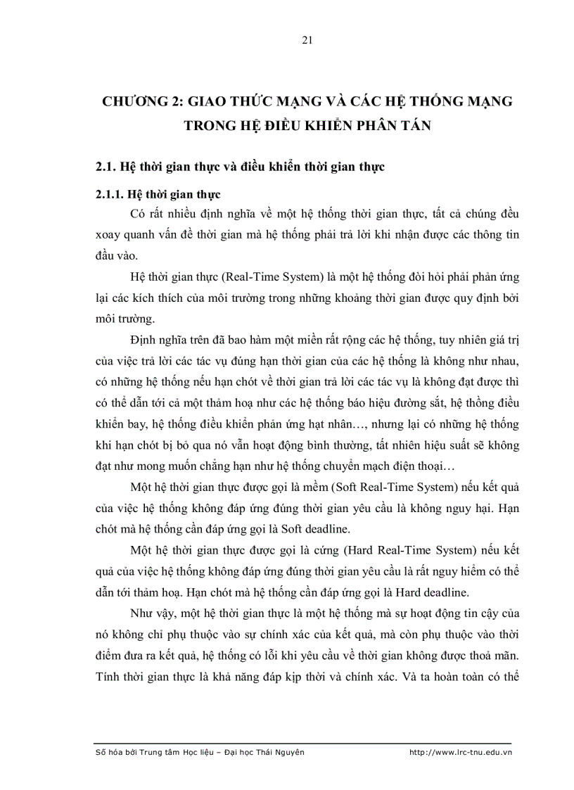 image for page Nghiên cứu đặc tính của trễ truyền thông trong hệ điều khiển phân tán dcs