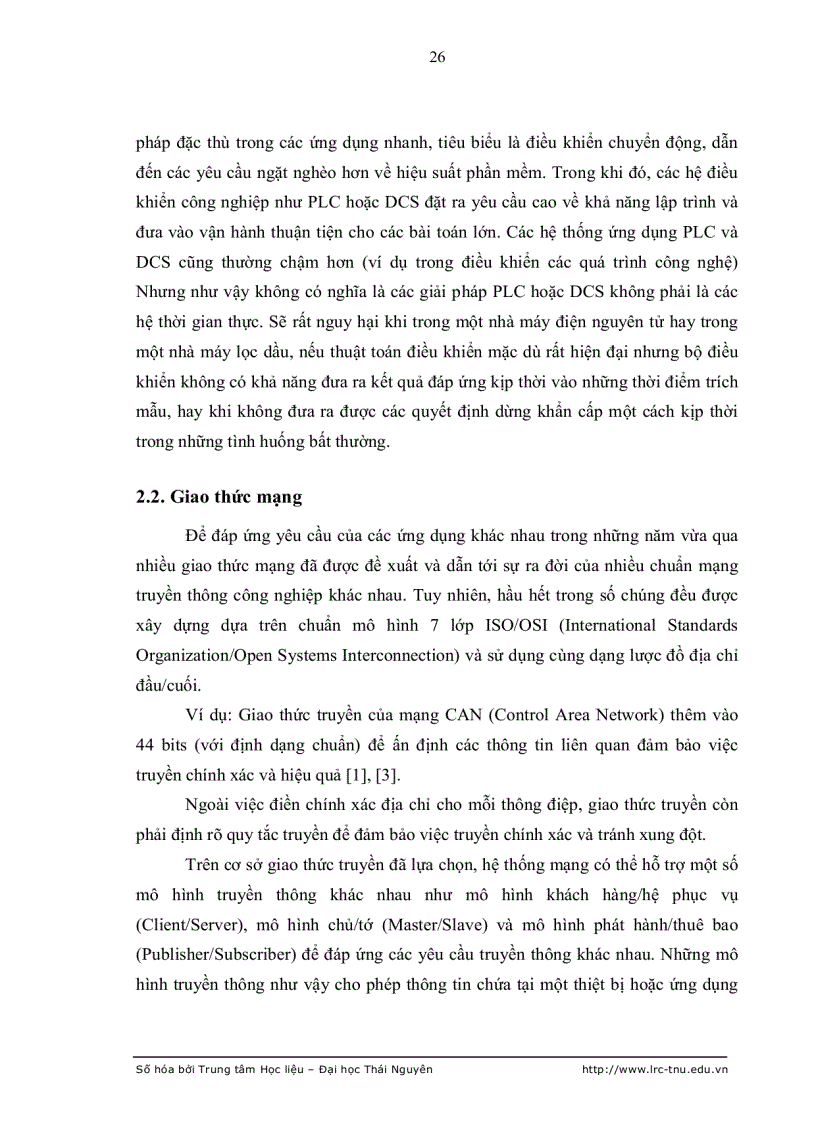 image for page Nghiên cứu đặc tính của trễ truyền thông trong hệ điều khiển phân tán dcs
