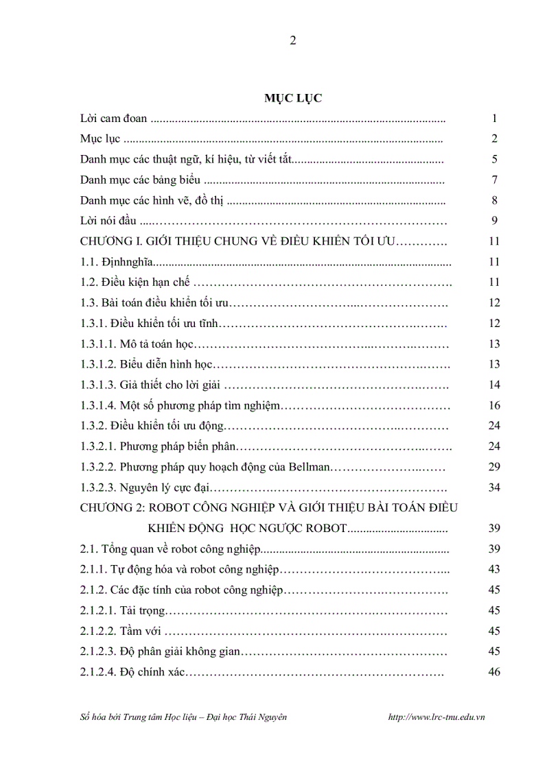 image for page Nghiên cứu điều khiển tối ưu cho cánh tay robot bằng phương pháp quy hoạch phi tuyến