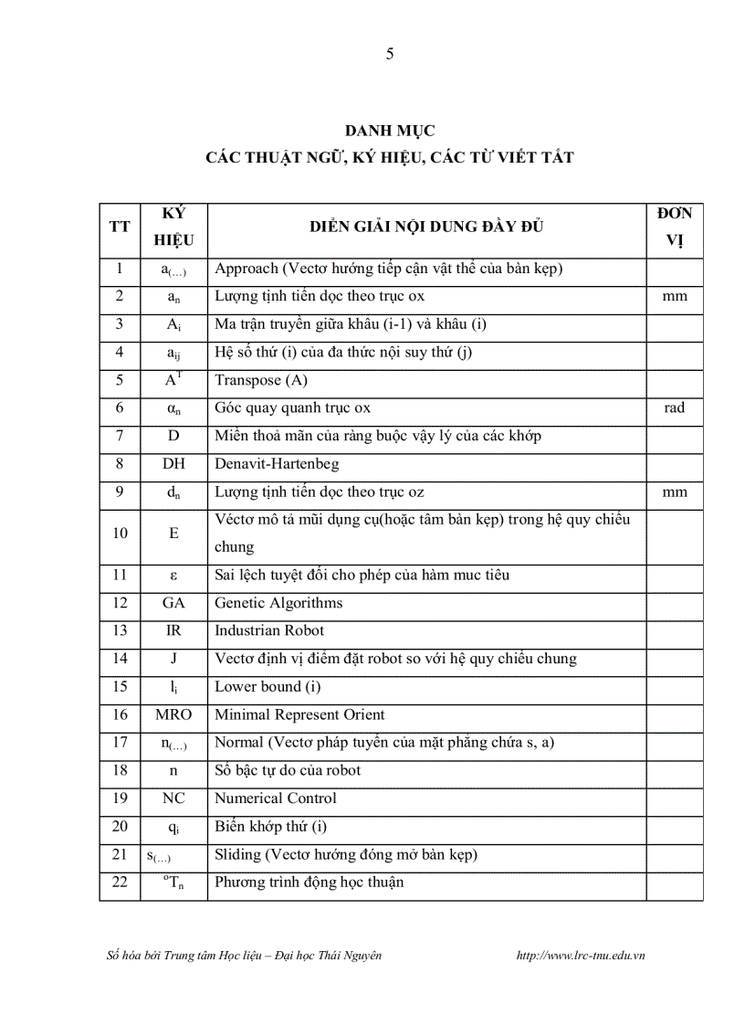 image for page Nghiên cứu điều khiển tối ưu cho cánh tay robot bằng phương pháp quy hoạch phi tuyến