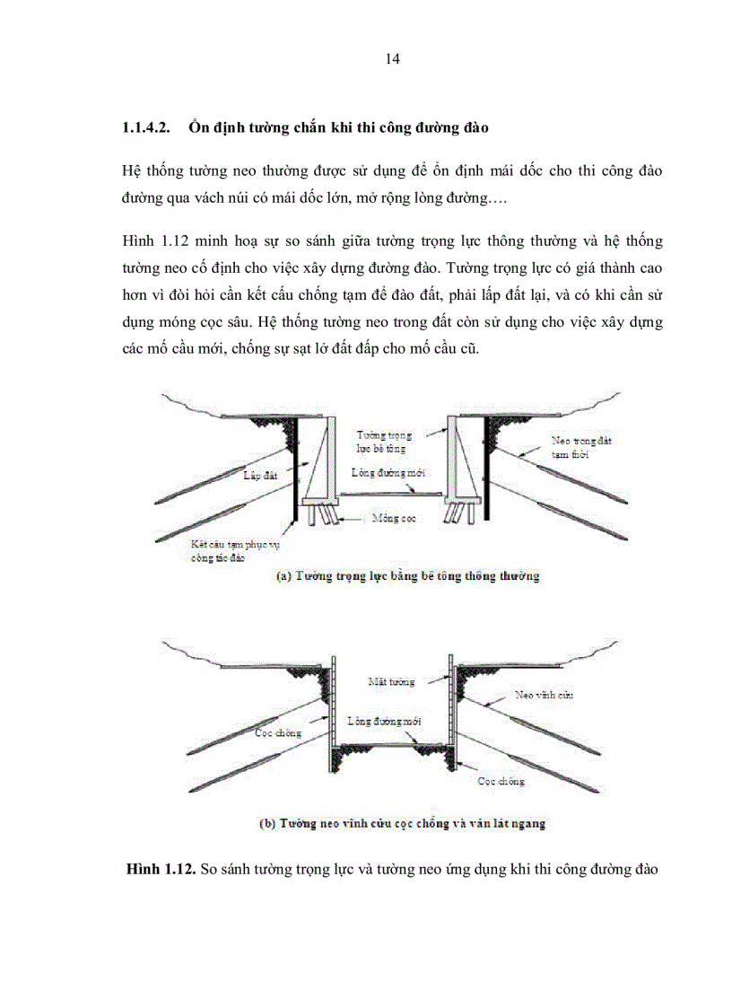 image for page Nghiên cứu khoảng cách bố trí hợp lý của neo trong đất cho hệ thống tường chắn