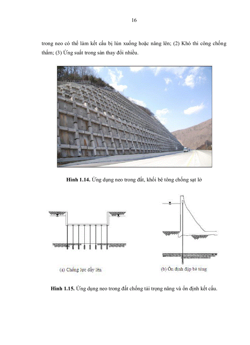 image for page Nghiên cứu khoảng cách bố trí hợp lý của neo trong đất cho hệ thống tường chắn