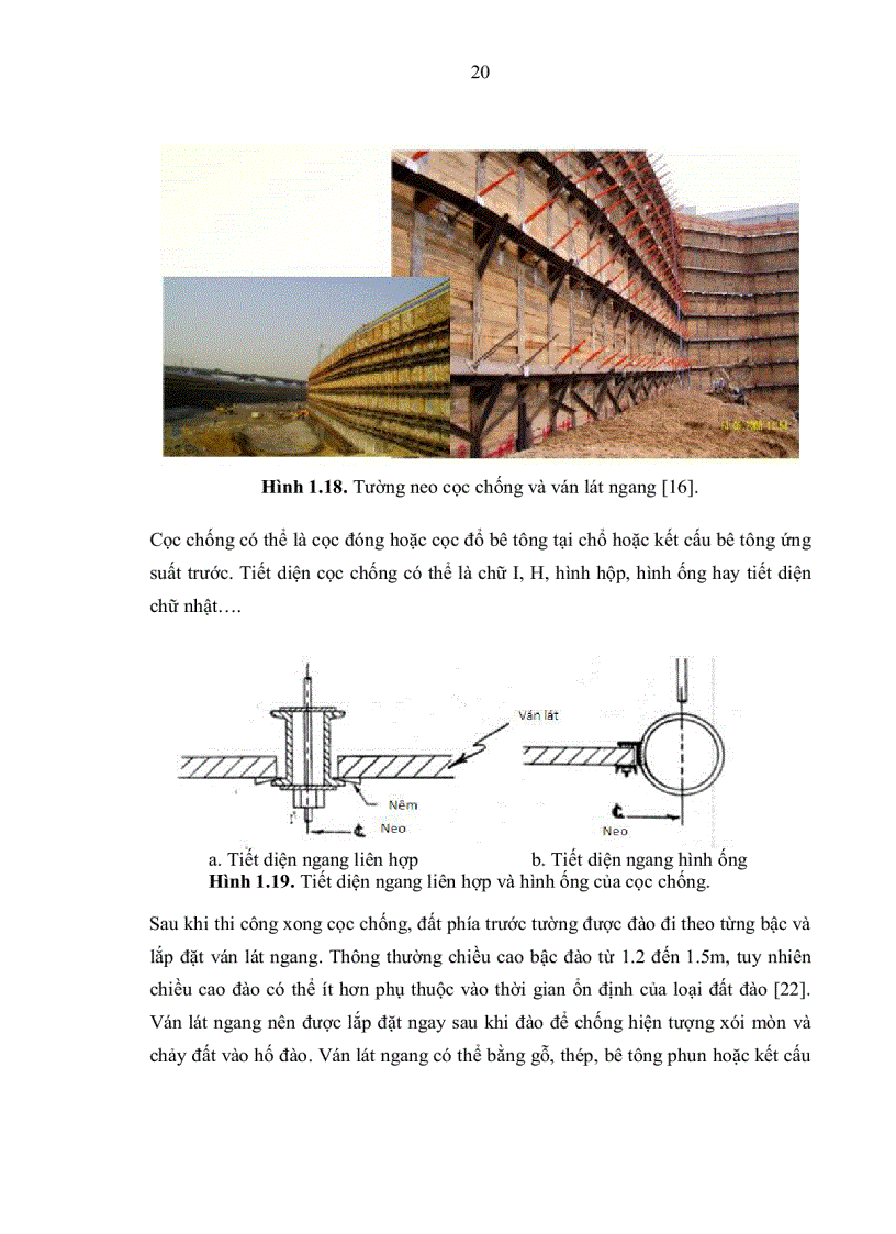 image for page Nghiên cứu khoảng cách bố trí hợp lý của neo trong đất cho hệ thống tường chắn