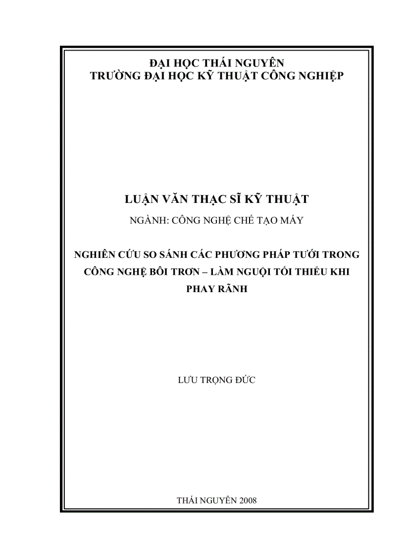 image for page Nghiên cứu so sánh các phương pháp tưới trong công nghệ bôi trơn làm nguội tối thiểu khi phay rãnh