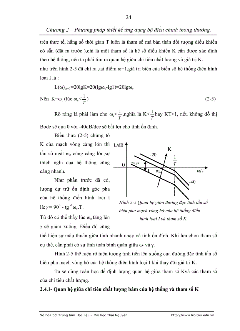 image for page Nghiên cứu tổng hợp bộ điều chỉnh lai sử dụng trong hệ thống điều chỉnh tốc độ động cơ điện một chiều khi điều khiển nhiều mạch vòng
