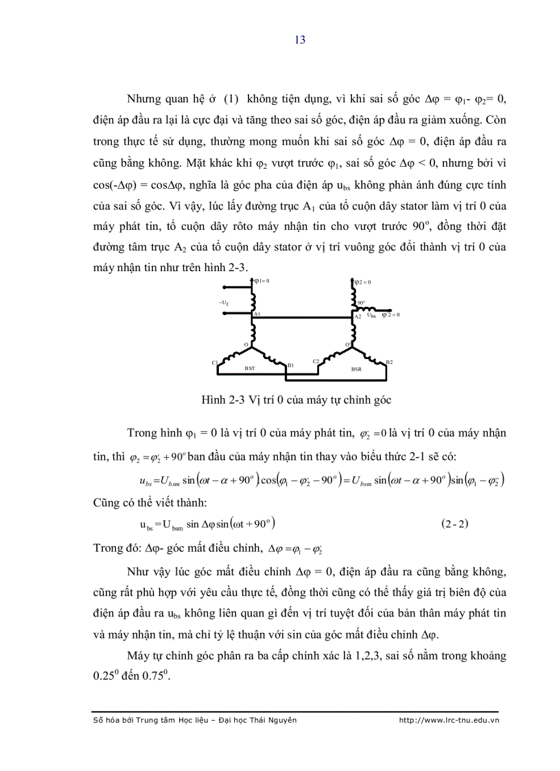 image for page Nghiên cứu tổng hợp bộ điều chỉnh lai sử dụng trong hệ thống tuỳ động