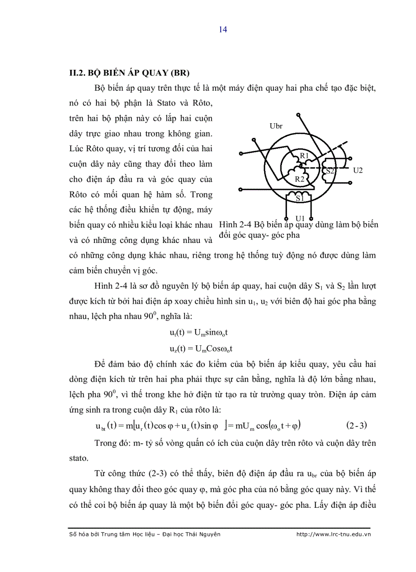 image for page Nghiên cứu tổng hợp bộ điều chỉnh lai sử dụng trong hệ thống tuỳ động